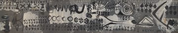 Walter Battiss; Monochromatic Frieze