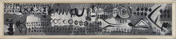Walter Battiss; Monochromatic Frieze
