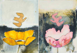 Michael Heyns; Flower and Bird, two