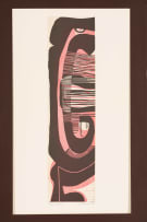 Cecil Skotnes; Abstract Head in Red and Brown