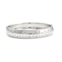 Diamond hinge bangle
