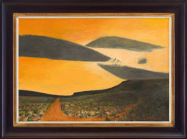 Erik Laubscher; Oggend Wolke Klein Karoo (Morning Clouds Klein Karoo)