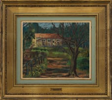Gregoire Boonzaier; The Tea Room, Wynberg Park, Winter, Cape