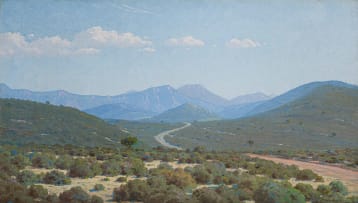 Jan Ernst Abraham Volschenk; In the Karroo (sic) - near Barrydale