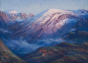 Hugo Naudé; Mountain Landscape
