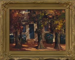Piet van Heerden; Courtyard Scene