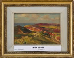 Edward Roworth; Houses in a Landscape