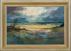 Christopher Tugwell; Dawn over a Wetland