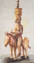 Deborah Bell; Female Figure on a Horse
