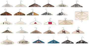 Robert Hodgins and Various Artists; Uhanga Dihangara (Coat Hanger Print Portfolio); Twenty-Four Watercolours