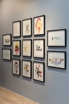 Robert Hodgins and Various Artists; Uhanga Dihangara (Coat Hanger Print Portfolio); Twenty-Four Watercolours