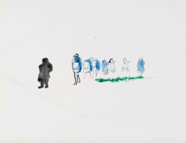 Robert Hodgins and Various Artists; Uhanga Dihangara (Coat Hanger Print Portfolio); Twenty-Four Watercolours