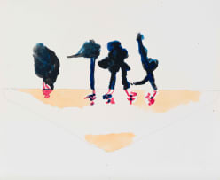 Robert Hodgins and Various Artists; Uhanga Dihangara (Coat Hanger Print Portfolio); Twenty-Four Watercolours