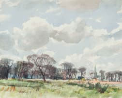 Llewellyn Petley-Jones; View of Church, England