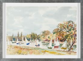 Llewellyn Petley-Jones; Yachting on the River, England