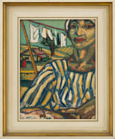 Alexis Preller; Woman with Laundry