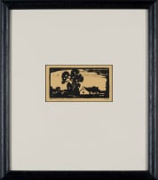 Jacob Hendrik Pierneef; Plaasgeboue (Farm Buildings, Lichtenburg) (Nilant 52)