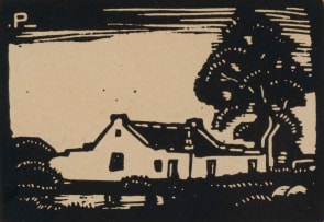 Jacob Hendrik Pierneef; Huis, Lydenburg (House, Lydenburg) (Nilant 51)