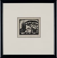 Jacob Hendrik Pierneef; Plaashuis, Rustenburg (Farmhouse, Rustenburg) (Nilant 49)
