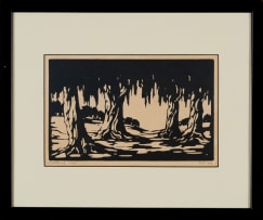 Jacob Hendrik Pierneef; Wilgerboom, Fonteine, Pretoria (Willow Tree, Fountains Valley, Pretoria) (Nilant 84)