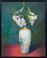 Louis van Heerden; Lilies in a Vase