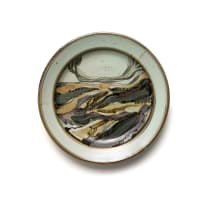 David Walters; Plate decorated with abstracted landscape
