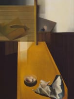 Berenice Michelow; Surreal Composition in Ochre and Brown