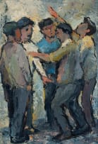 Kenneth Baker; Five Men Having a Conversation