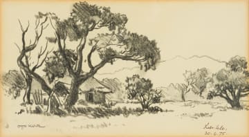 Otto Klar; Trees and Hut