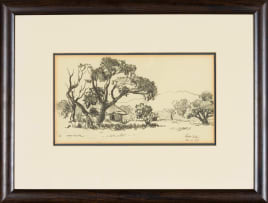 Otto Klar; Trees and Hut