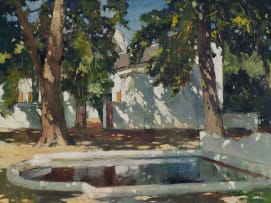 Terence McCaw; White Wall at Groot Constantia