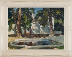 Terence McCaw; White Wall at Groot Constantia
