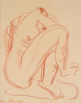Irma Stern; Crouching Nude Figure