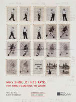 William Kentridge; William Kentridge: Why Should I Hesitate, poster; Royal Academy of Arts: William Kentridge, poster; Royal Academy of Arts: William Kentridge, poster, three