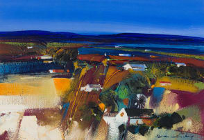 Derric van Rensburg; Abstract Coastal Landscape