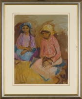Marjorie Wallace; Two Seated Women