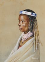 Constance Helen Greaves; Profile of a Woman in Traditional Dress; Chezi Lrile, Office Boy I; Chezi Lrile, Office Boy II