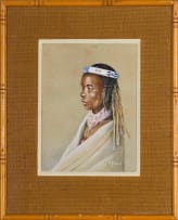 Constance Helen Greaves; Profile of a Woman in Traditional Dress; Chezi Lrile, Office Boy I; Chezi Lrile, Office Boy II
