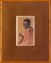 Constance Helen Greaves; Profile of a Woman in Traditional Dress; Chezi Lrile, Office Boy I; Chezi Lrile, Office Boy II