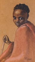 Constance Helen Greaves; Profile of a Woman in Traditional Dress; Chezi Lrile, Office Boy I; Chezi Lrile, Office Boy II
