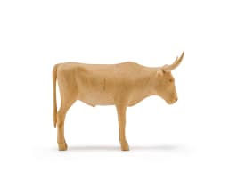 Julius Mfethe; Cow and Calf, two