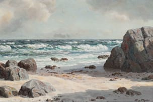 Roy Taylor; Coastal Landscape with Boulders