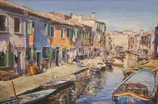 Gerhard Batha; Coastal Scene Venice, 1999