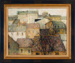 Michel de Gallard; Maisons en Banlieue (Houses in the Suburbs)