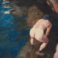 Clare Menck; Nude Male Bather
