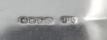 A Cape silver fiddle pattern soup ladle, Johan Hendrik Vos, c.1806-1849