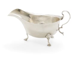 A Victorian silver sauceboat, Wakely & Wheeler, London, 1906