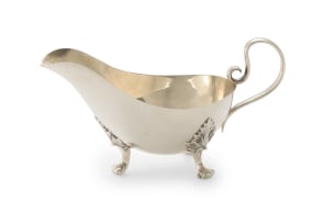 A George V silver sauceboat, James Dixon & Sons, Sheffield, 1924