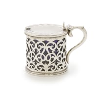 A Victorian silver mustard pot, Edward Ker Reid, London, 1865