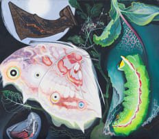 Wendy Vincent and Geoffrey Armstrong; Untitled (Catapillar, Chrysalis, Butterfly)